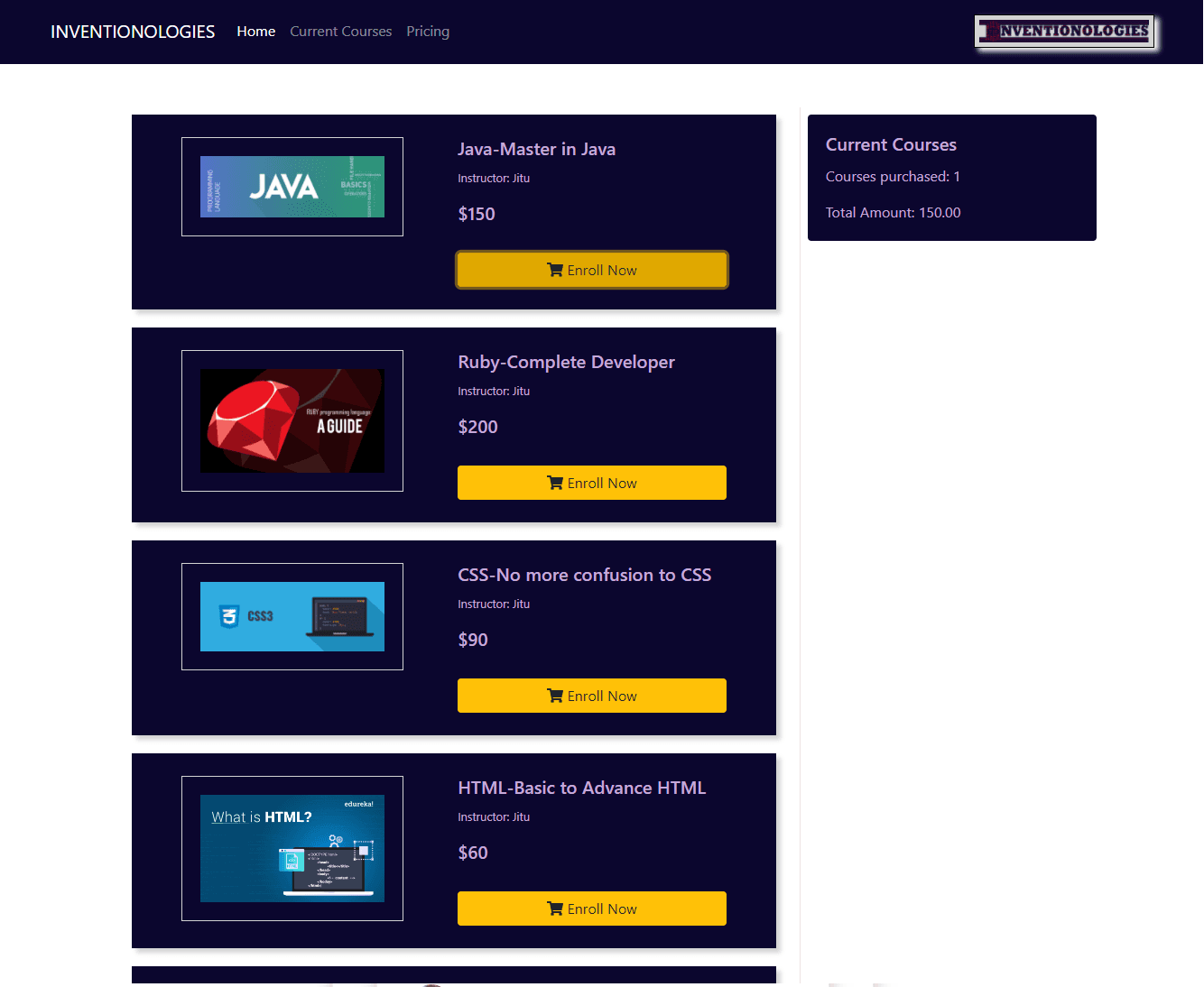 E-Course Platform
